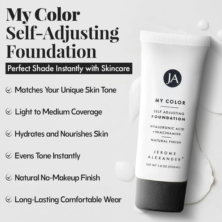 Jerome Alexander My Color - Base autoajustable, maquillaje facial h...