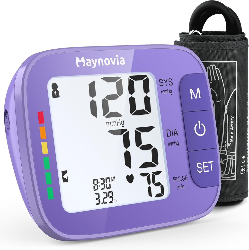 Monitor de presión arterial superior del brazo, puño de 8.6-16.5