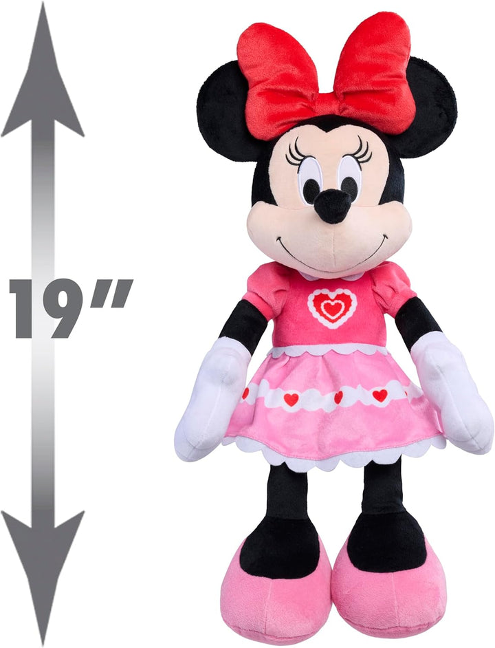 Disney Just Play - Peluche grande de Minnie de 19 pulgadas