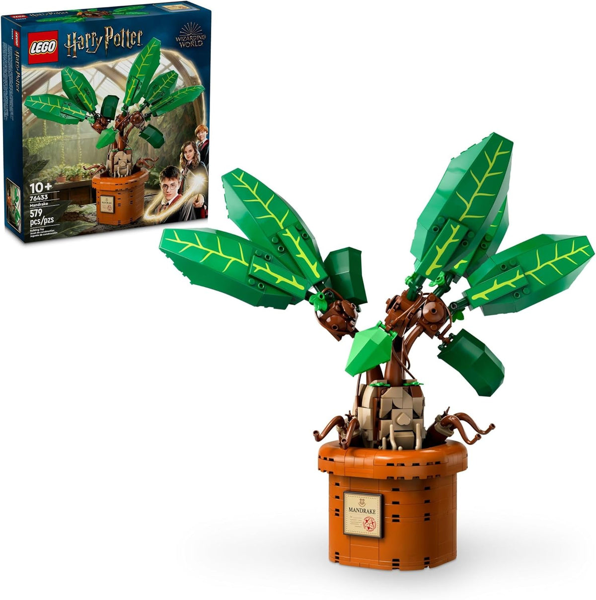 LEGO 76433 - Figura de mandrágora y maceta de Harry Potter