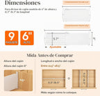Lifewit Divisores de cajones de 6 pulgadas de alto, organizador de cajones