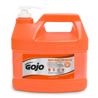 GOJO NATURAL ORANGE - Limpiador de manos de piedra pómez, loción de...