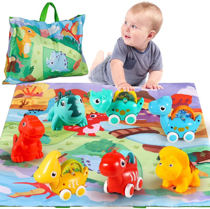 ALASOU 7 piezas de dinosaurios fantásticos juguetes para niños de 1...