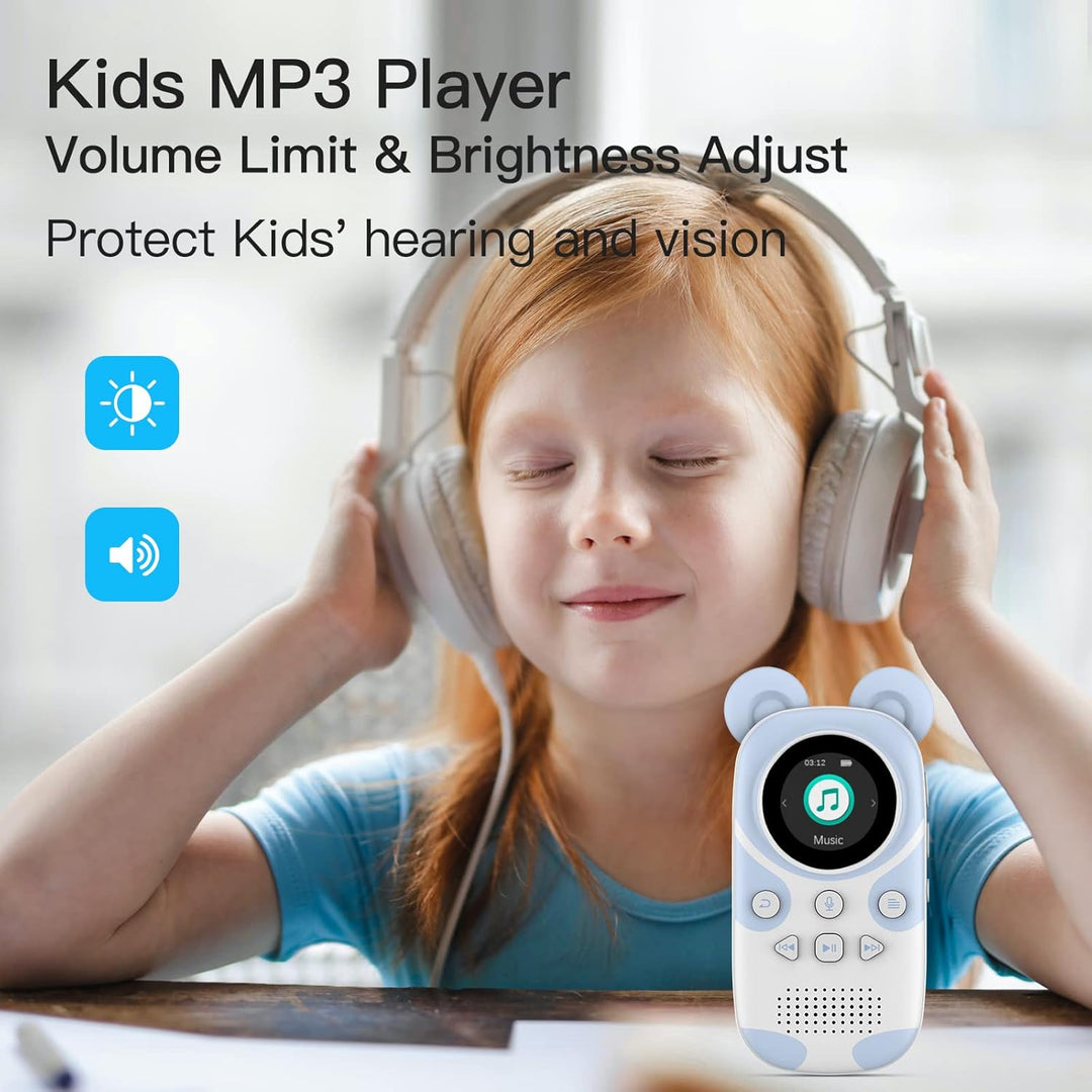 RUIZU - Reproductor MP3 Bluetooth de 64 GB para niños, reproductor...