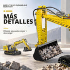 Mould King 13112 RC Excavator Building Set, Remote Control Excavator Model
