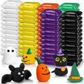 WinnerWhy 72 piezas 1130g de arcilla de secado al aire para modelar, arcilla mágica ultra ligera para niños, para DIY, para esculpir, regalo escolar de secado al aire (color de Halloween)