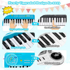 37 teclas para niños pequeños, teclado de piano eléctrico, pianos con micrófono