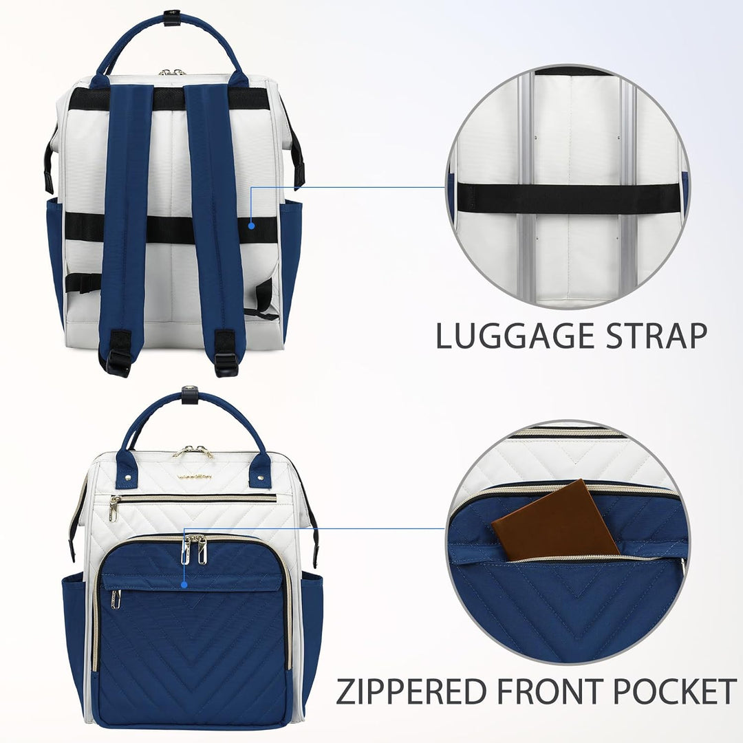 VANKEAN Mochila para laptop de 17 pulgadas para mujeres y hombres,...