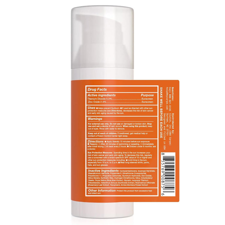 Carpe Protector solar mineral SPF 30 del cinc de la base del maquil...