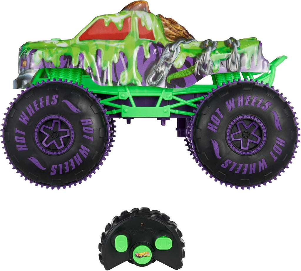 Hot Wheels Monster Trucks Mutant Chaos Wreckin' Wolf Vehículo RC