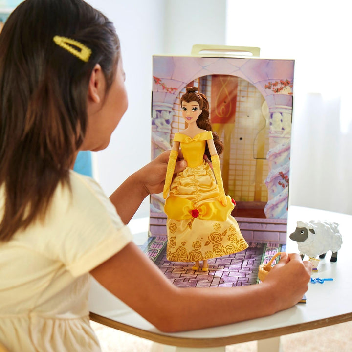 Disney Store Muñeca oficial de Belle Story, de 11 pulgadas, incluye...