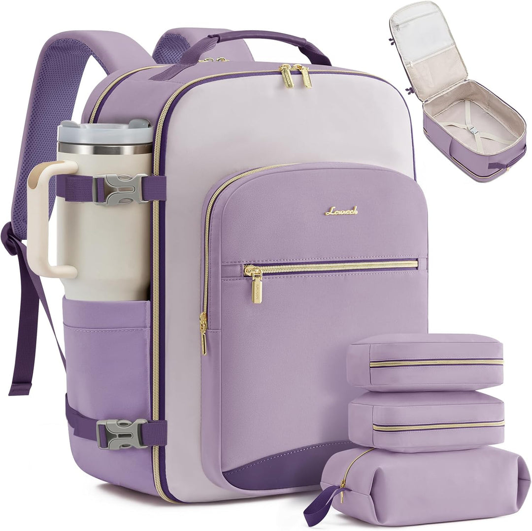LOVEVOOK Mochila de viaje grande de 40L para mujer, mochila de tran...