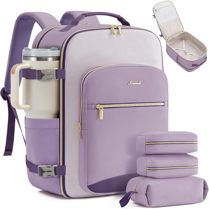 LOVEVOOK Mochila de viaje grande de 40L para mujer, mochila de tran...