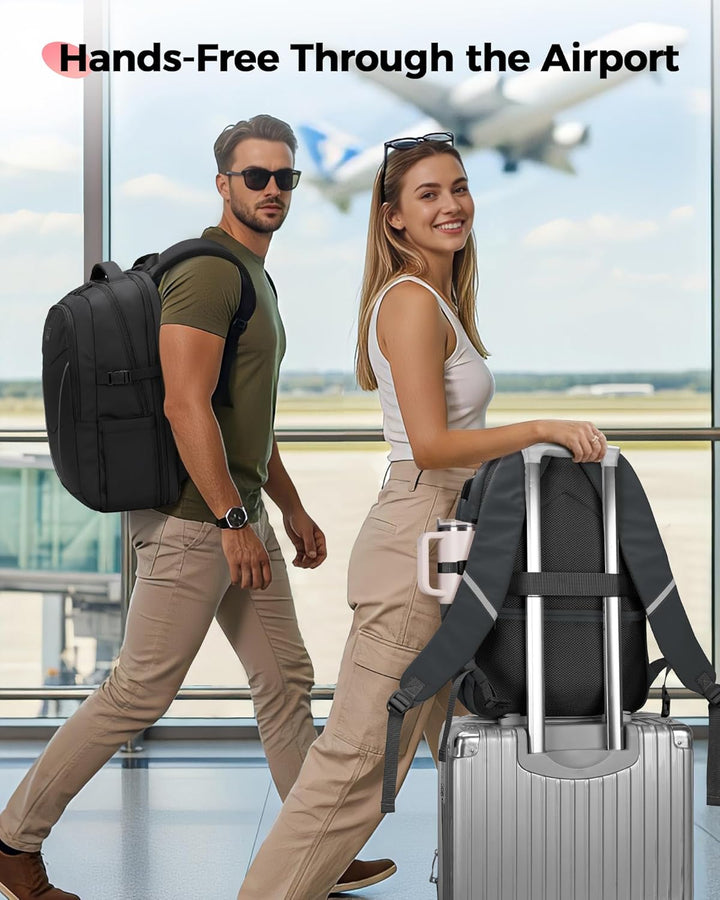 MATEIN HER Mochila de trabajo para laptop con compartimento para al...