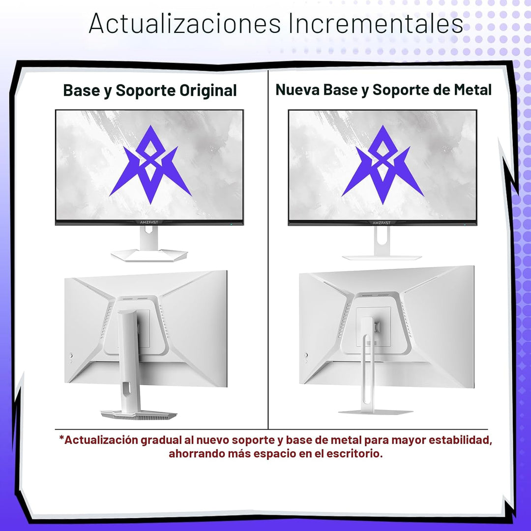 Amzfast Monitor de juegos blanco de 25 pulgadas 320Hz\/300Hz\/240Hz...