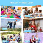 Ukulele de 21 pulgadas para principiantes, kit de ukulele soprano de tilo para niños, adultos, estudiantes, principiantes, mini guitarra, paquete de ukulele con libro, funda de concierto