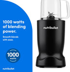 nutribullet Turbo Tumbler Edition, licuadora personal para batidos y bebidas congeladas, vaso de 24 onzas con bota, vaso de 32 onzas, tapas de viaje y para llevar, 1000 W, negro mate, NB30400AK