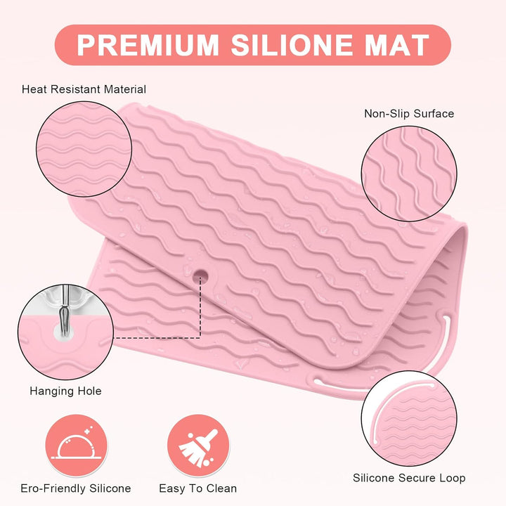 Suafrnut Alfombrilla de Silicona Resistente al Calor de Talla Grand...