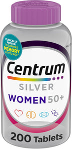 Centrum Silver - Multivitamínico para mujeres 50 Plus