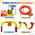 Juego de tren eléctrico para niños de 3, 4, 5, 6, 7, 8 años