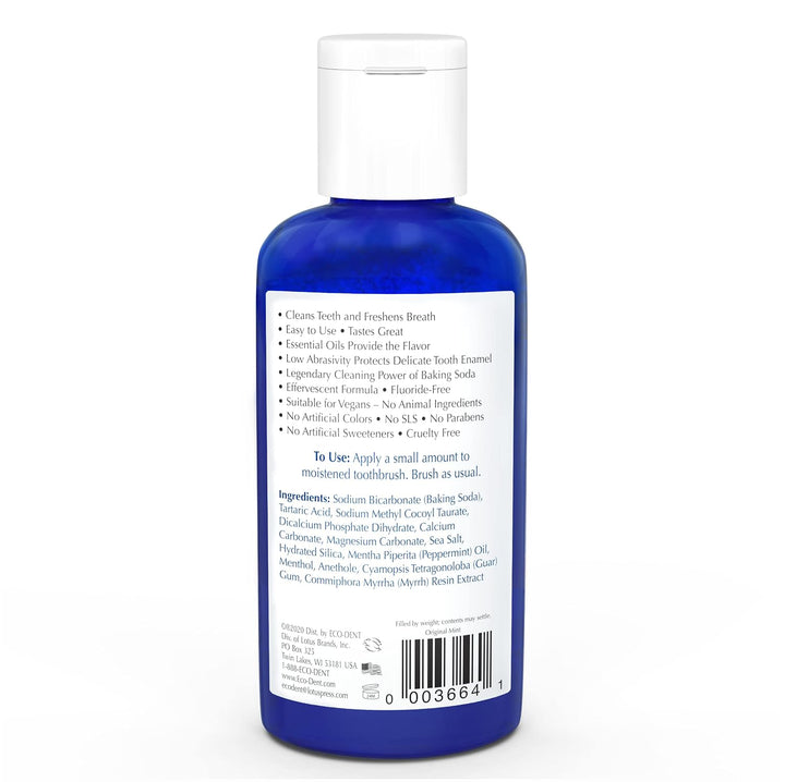Eco-Dent DailyCare - Polvo de dientes de bicarbonato de sodio, ment...