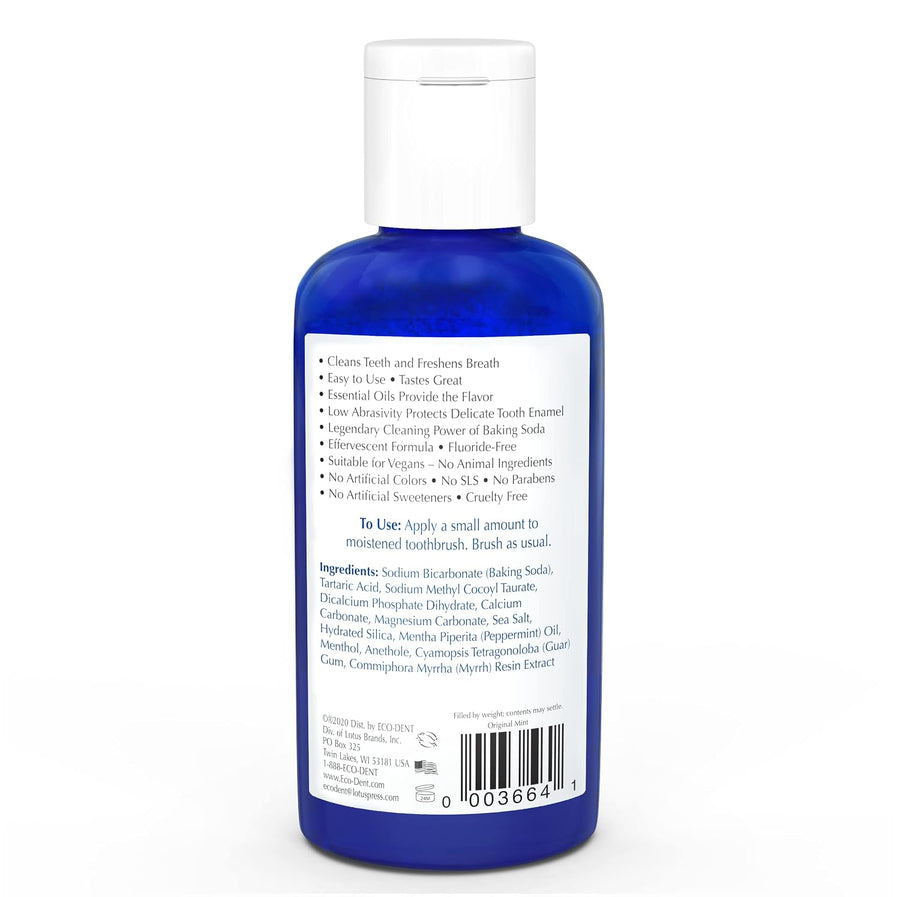 Eco-Dent DailyCare - Polvo de dientes de bicarbonato de sodio, ment...