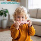 Instrumentos musicales para niños pequeños, trompeta de juguete, armónica, flauta de grabadora para niños y bebés, juego de juguetes musicales rosas para niños y niñas de 2, 3, 4, 5 años