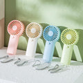 Paquete de 4 mini ventiladores portátiles \u2013 Funciona con pilas...
