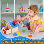 Juguetes educativos Montessori para niños y niñas de 1 a 2 años