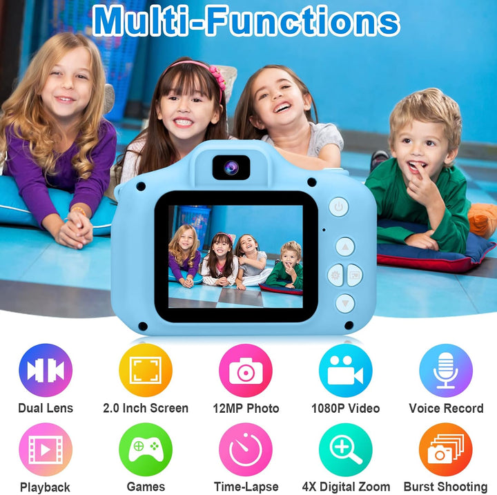 GKTZ Juguetes para niñas de 3 a 8 años, cámara digital para niños,...