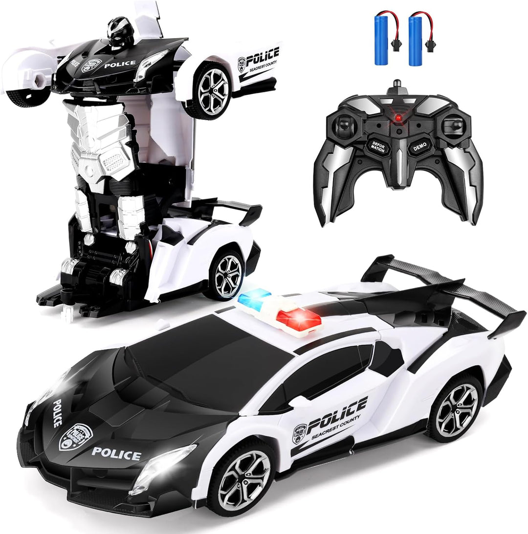 Blackma Coche de Control Remoto-Transformable, Deformación de Un Bo...