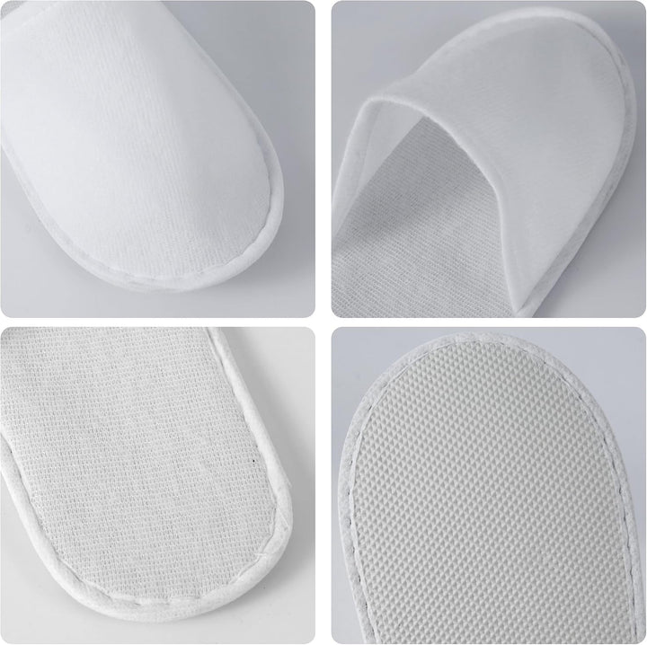 UrbanRoots 28 pares de pantuflas desechables para invitados, pantuf...