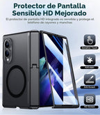 Temdan Funda para Samsung Galaxy Z Fold 8, compatible con MagSafe, protector de pantalla HD integrado y función atril, protección de bisagra, translúcida, mate, a prueba de golpes, para Z Fold de 8