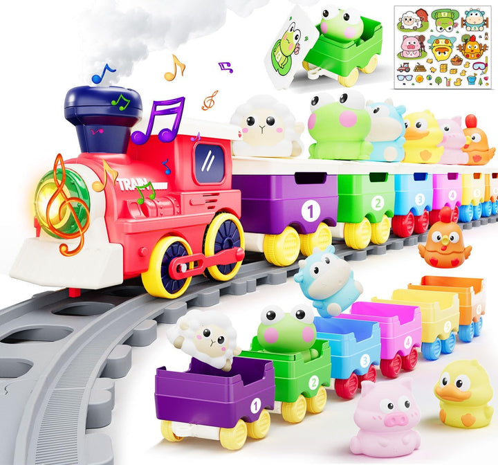 Juguetes de pista de tren para niños juego de tren