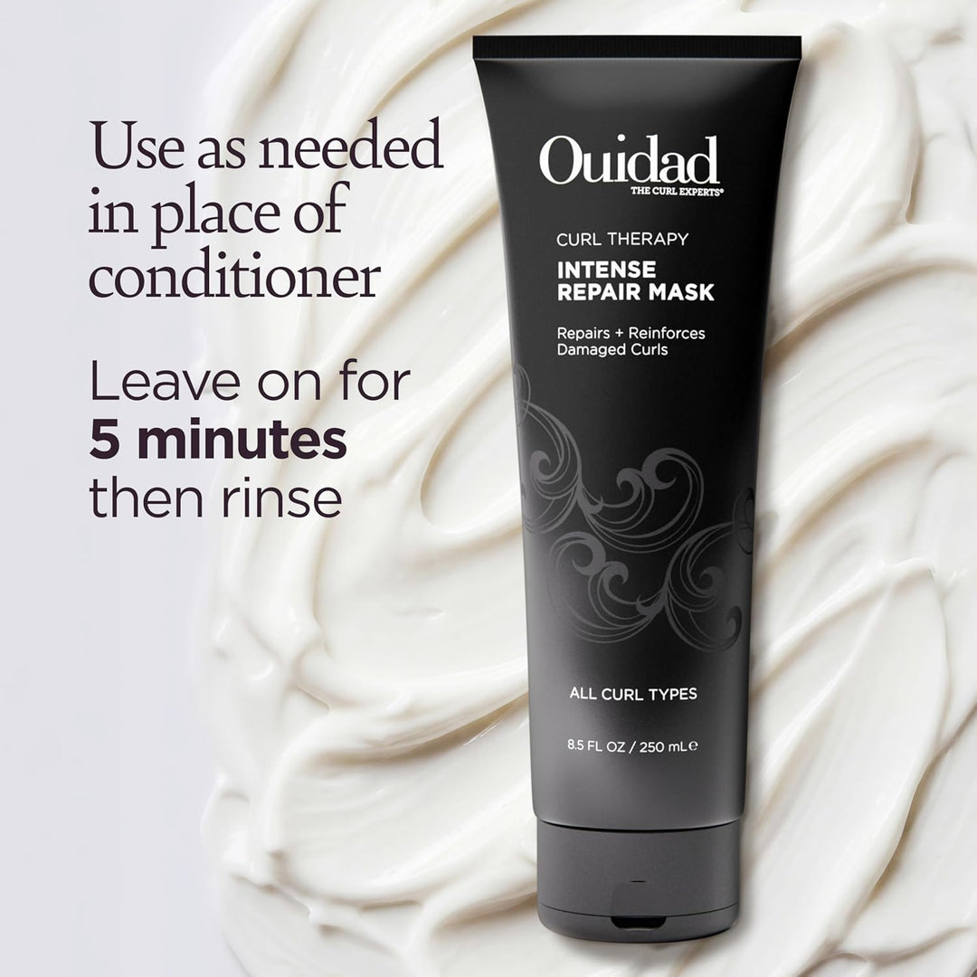 Ouidad Curl Therapy - Mascarilla reparadora intensa para el cabello...