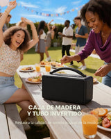 DINDIN Altavoz Bluetooth Portátil: 80W (Pico), 20H Tiempo de Reprod...