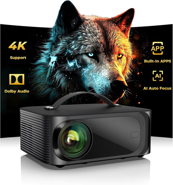 [Aplicaciones con licencia oficial] Proyector para exteriores 4K co...