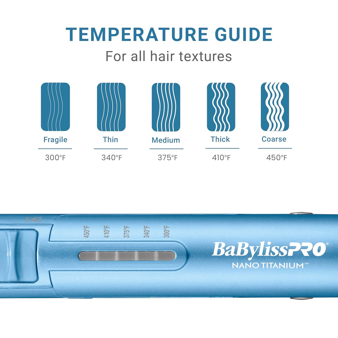 BaBylissPRO Plancha de acero inoxidable ultra suave de 1