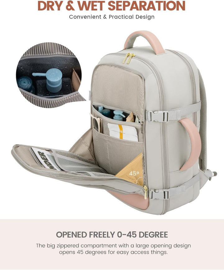 LOVEVOOK Mochila de viaje grande para mujer, mochila de transporte...