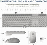 Combo de teclado y mouse inalámbrico - Teclado y mouse inalámbricos...