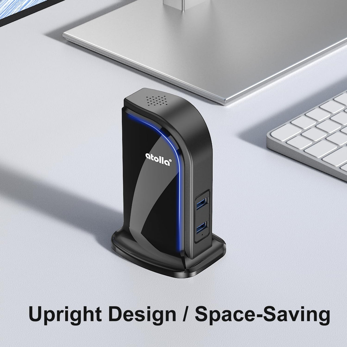atolla, hub USB 3.0 de 7 puertos, alimentado, adaptador 5V/4A
