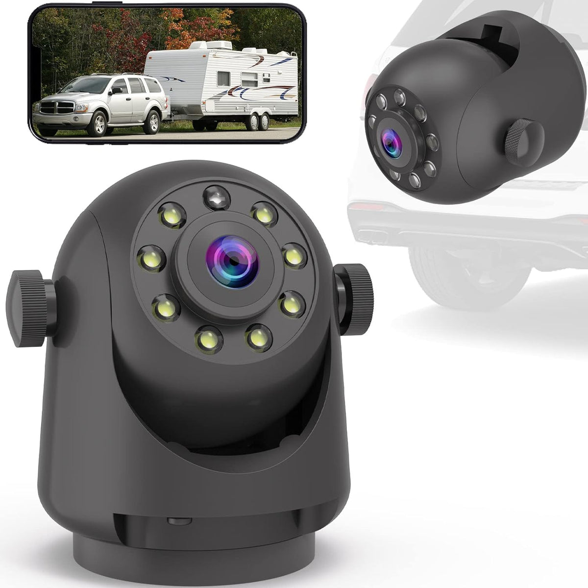 Cámara de respaldo inalámbrica magnética fuerte, para iPhone Android