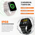 Reloj inteligente para mujeres y hombres, (responder/hacer llamadas) 1.83 pulgadas, HD, rastreador de actividad física smartwatch compatible con Android, iPhone iOS, contador de pasos impermeable IP68