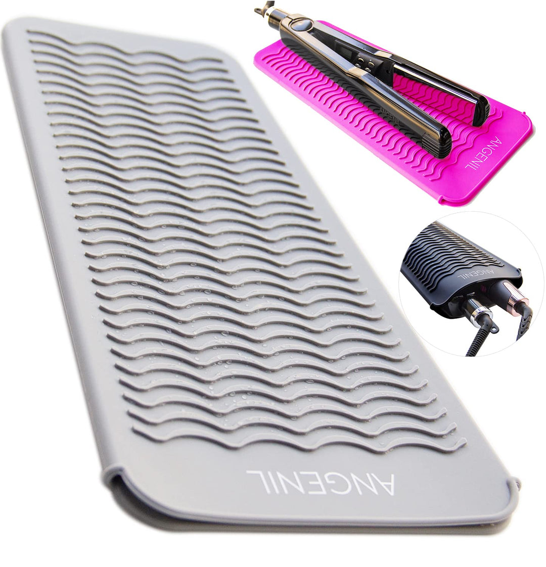 ANGENIL Alisador y rizador de cabello profesional 2 en 1, plancha p...