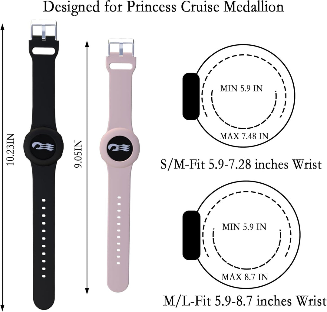 4 paquetes de porta credenciales Princess Cruise Medallion