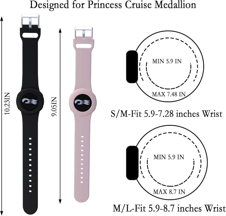4 paquetes de porta credenciales Princess Cruise Medallion