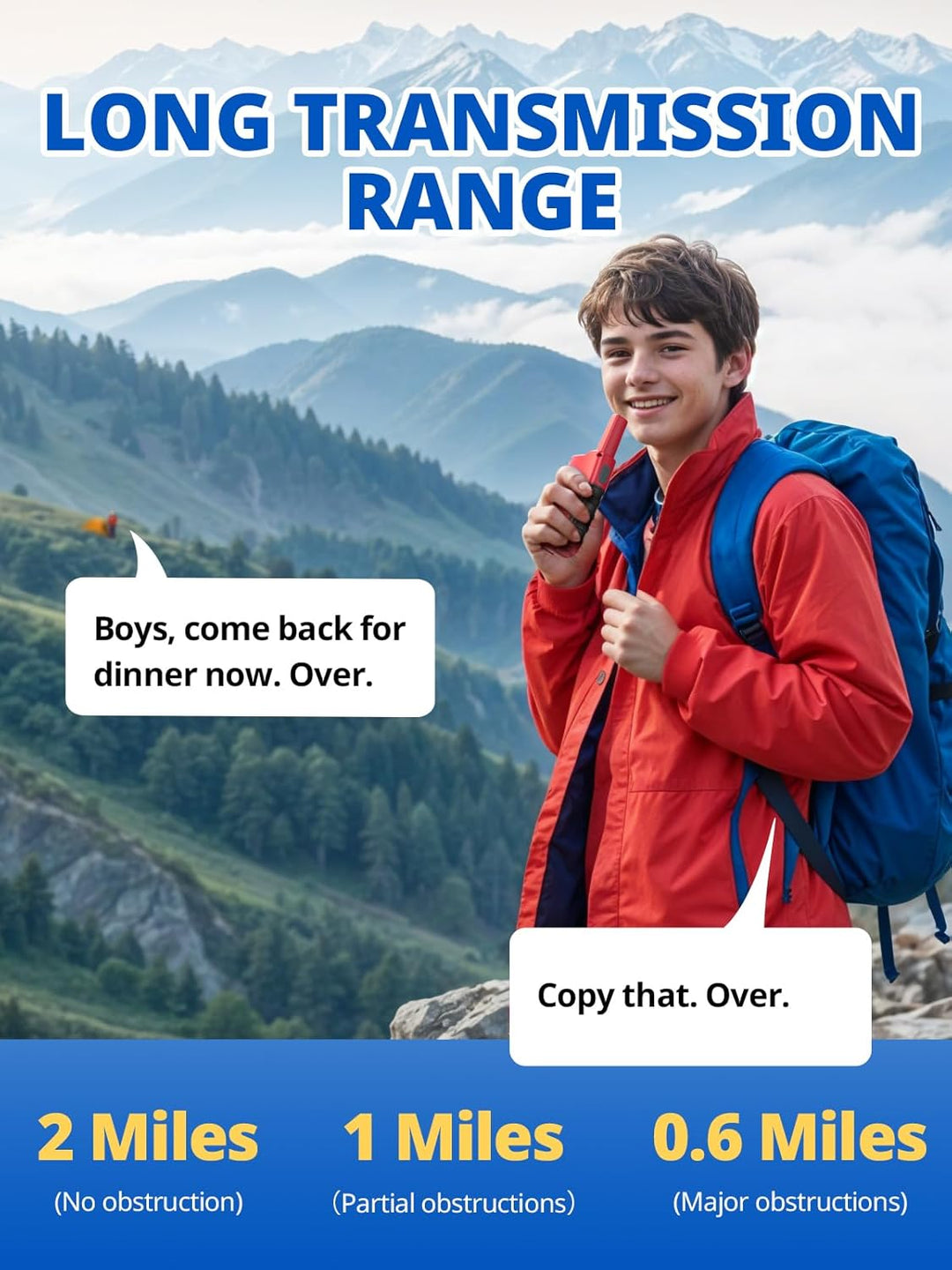 Inspireyes Walkie Talkies para niños recargables, juguetes para niñ...
