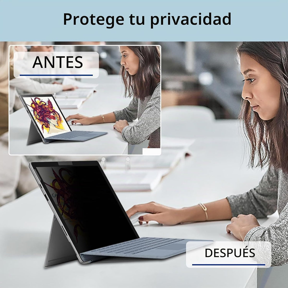Surfcae Pro - Pantalla de privacidad de 13 pulgadas, para Microsoft...