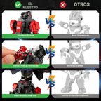 Transforming Robot Dinosaur 4-en-1 STEM Toys, Gifts para Kids Boys