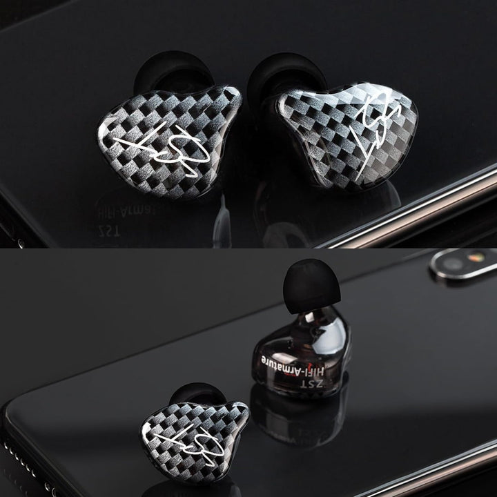 YINYOO Easy KZ ZST Armadura Híbrida Colorida con Auriculares Intrau...
